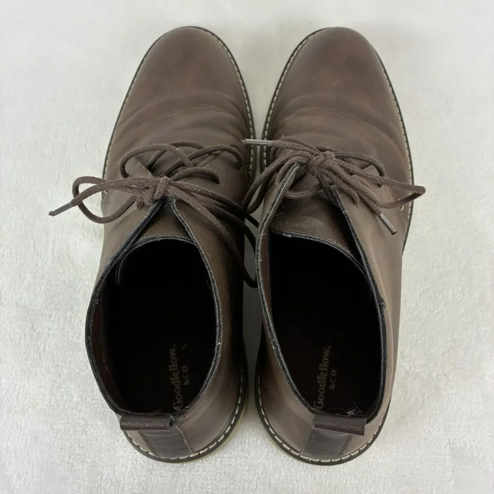 Goodfellow & Co Granger Chukka Boots Men’s Size 11 Brown Casual Lace-Up Fashion